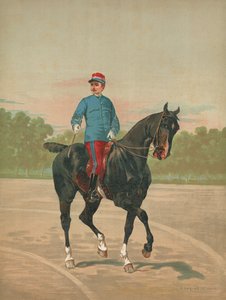 Unbekannter französischer Soldat zu Pferd