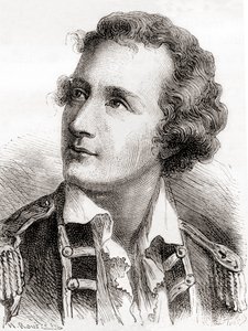 Vicenzo Lunardi, aus Les Merveilles de la Science, veröffentlicht um 1870 (Stich) von French School