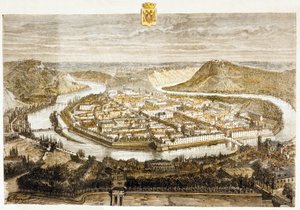 Ansicht von Besançon, Frankreich von French School