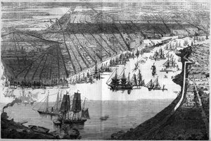 Ansicht der Stadt New Orleans (New Orleans), Vereinigte Staaten (Vereinigte Staaten) von French School