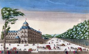 Ansicht von Schloss Esterhazy, Eisenstadt, Österreich von French School
