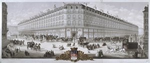Ansicht des Magasins du Louvre Kaufhauses, Paris, 1866 von French School