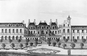Ansicht des Soissons-Hotels in Paris