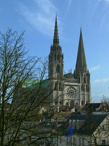 Ansicht der Kathedrale von Westen