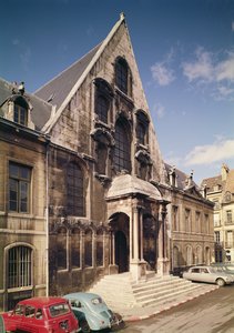 Ansicht der Fassade des Palais de Justice, erbaut 1572 von French School