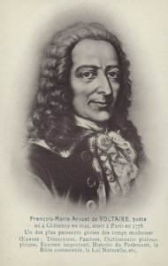 Voltaire (1694-1778), französischer Schriftsteller, Philosoph und Dramatiker