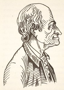 Voltaire, Kopie von Boris Mestchersky, Illustration aus Histoire de la Nation Francaise, Sciences, Bände I & II, von Gabriel Hanotaux, 1924