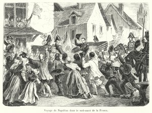 Reise von Napoleon in den Südwesten Frankreichs von French School