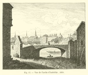 Ansicht des Bogens von Österreich, 1660 von French School