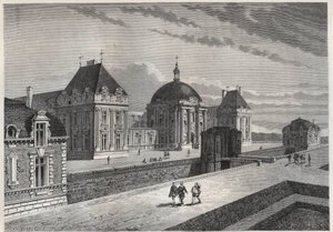 Vue du Chateau Royal de Monceaux - Gravur aus „L