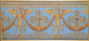 Tapetenfries aus der Konsulatszeit, ca. 1800 von French School