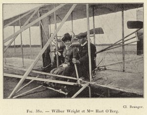 Wilbur Wright und Frau Hart O