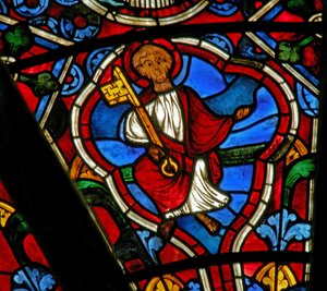 Fenster Ew mit dem heiligen Petrus