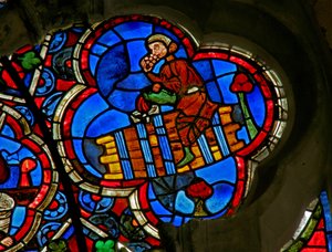 Fenster Ew mit den Monatsarbeiten: Oktober