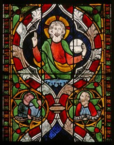 Fenster N-chapA mit Christus