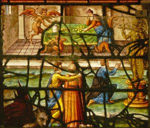 Fenster im Charnier (w.6) von French School
