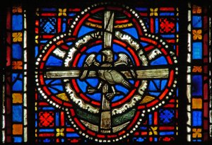Fenster s2-C, der Heilige Geist