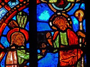 Fenster w0, Auferstehungsszene: Noli Me Tangere