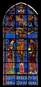 Fenster w100, die Kreuzigung