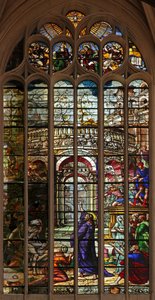Fenster w105, die Auferweckung des Lazarus