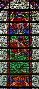 Fenster w109 mit Darstellung eines Apostels