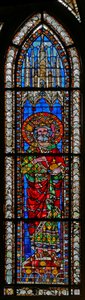 Fenster w11 mit Kaiser Heinrich von Bamberg von French School