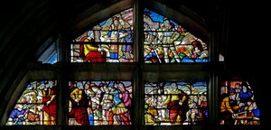 Fenster w130, Szenen aus dem Alten Testament