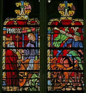 Fenster w134, Joseph wird zum Statthalter ernannt von French School