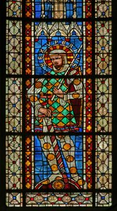 Fenster w203 mit dem heiligen Exuperius von French School