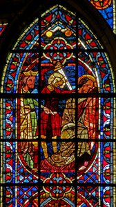 Fenster w204, den Tod des heiligen Paulus darstellend
