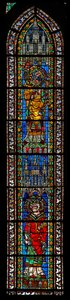Fenster w205 mit dem heiligen Abrogastius und dem heiligen Solarius