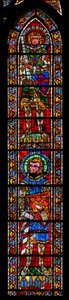 Fenster w205 mit dem heiligen Markus und dem heiligen Akakios