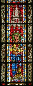 Fenster w208 mit St. Foy von French School