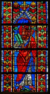 Fenster w211 mit Mose von French School