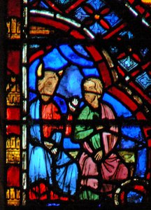 Moses und Aaron sitzen