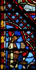Moses mit den Gesetzestafeln von French School