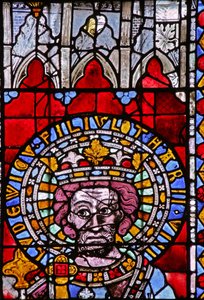 Fenster w7 mit Ludwig, Sohn von Lothar II von French School