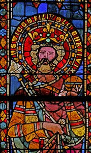 Fenster w7 mit Ludwig, Sohn von Lothar VI? von French School
