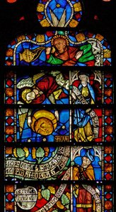 Fenster w8, Details des Baums des Lebens