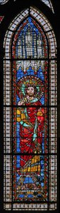Fenster w9 mit Ludwig dem Frommen