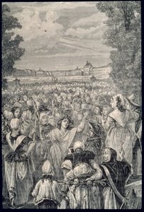 Frauenmarsch auf Versailles, 5.-6. Oktober 1789 von French School