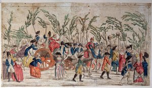 Frauenmarsch auf Versailles am 5. Oktober von French School