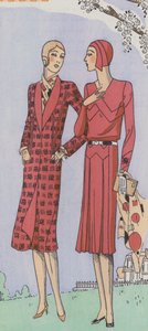 Damenmode der 1930er Jahre von Designer Premet