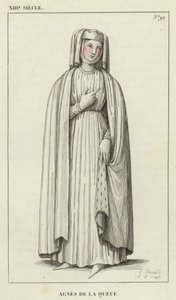 XIII Jahrhundert, Agnes de la Queue