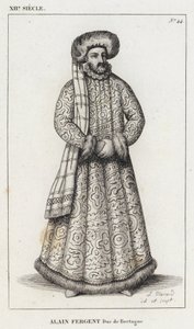 XII Jahrhundert, Alain Fergent, Herzog der Bretagne von French School