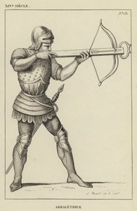 XIV Jahrhundert, Armbrustschütze von French School