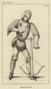 XIV Jahrhundert, Armbrustschütze von French School
