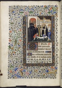 Begräbnis der Toten, ca. 1410-20 von French School