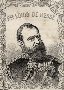 Porträt des Großherzogs von Hessen Louis IV von Hessen - 1870-71