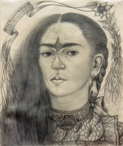 Selbstporträt gewidmet Marte R. Gómez von Frida Kahlo